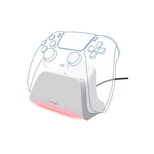 Trust GXT255W charge stand PS5 white (25560) Cene