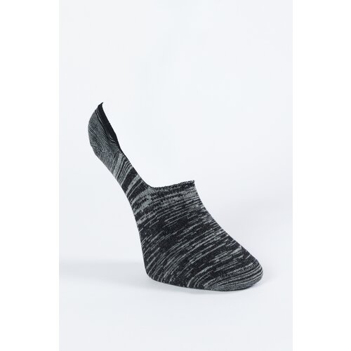 ALTINYILDIZ CLASSICS Men's Black-Grey Patterned Single Ballerina Socks Slike