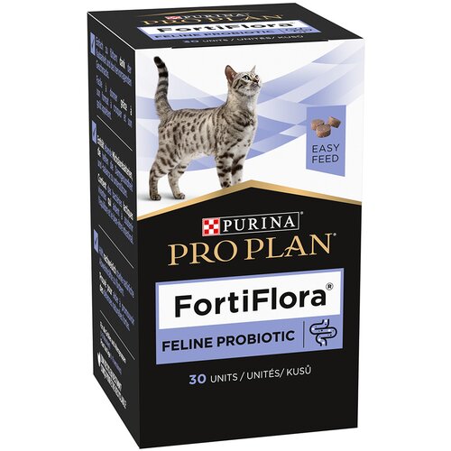 Pro Plan Purina Fortiflora Feline Probiotic poslastice za žvakanje - 2 x 15 g (2 x 30 komada) Slike