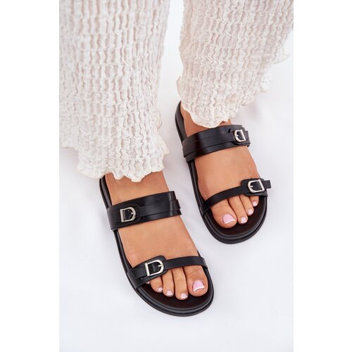 Boto Women Sandals With Buckles Black Brinella Slike