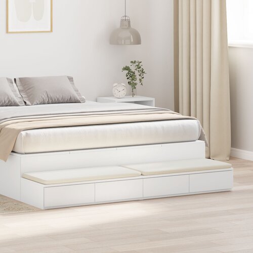vidaXL Ladice u bijeloj boji 160x36.5x16.5 cm napravljene od MDF-a Cijene