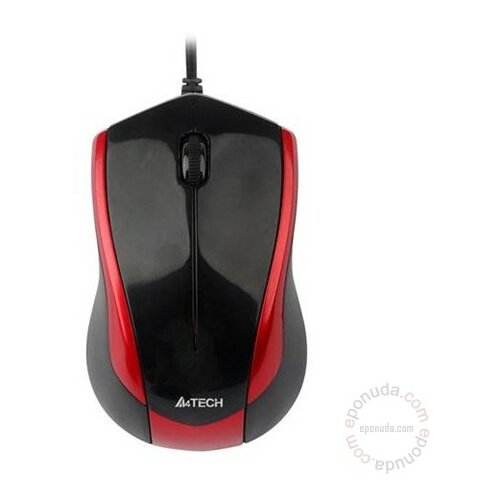 A4Tech N400-2 Black/Red miš Slike