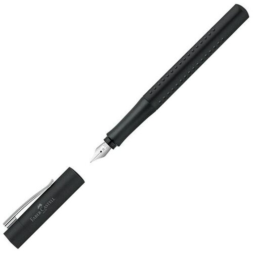 Faber-Castell nalivno pero grip F, črno Slike