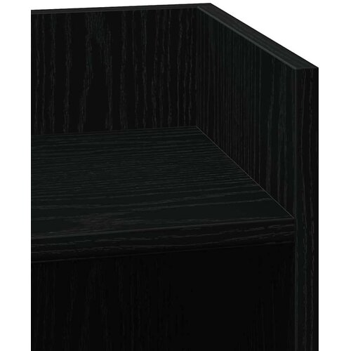 VidaXL Pomoćni stolići 2 kom s policom crni 25,5x27x60 cm Slike