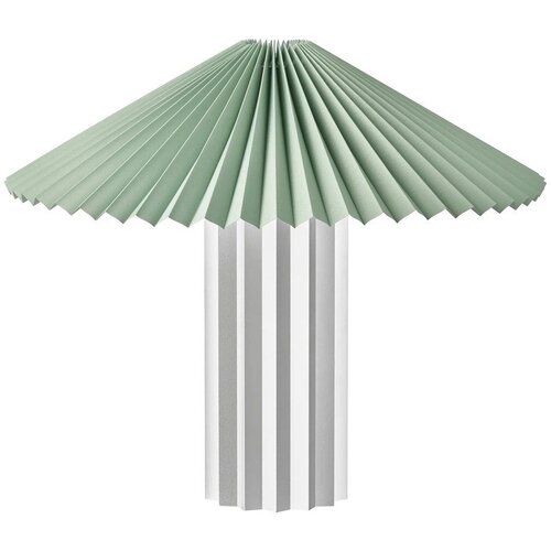 Blomus Stolna lampa s mogućnosti zatamnjivanja u srebrnoj boji/kadulja zelena s tekstilnim sjenilom (visina 36 cm) Taite &amp;ndash; Slike