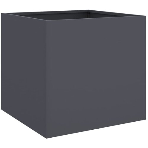 Maison Chic Cvetlično korito - Cvetlični Lonec antracit 49x47x46 cm jeklo, (21788625) Cene