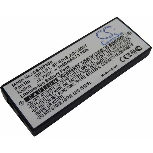 VHBW Baterija DR-LB1 za Konica Minolta Revio KD-300Z, 1000 mAh