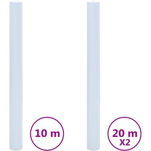 VidaXL Folija za okna 3 kosi statična matirana prozorna bela PVC, (21129076) Slike