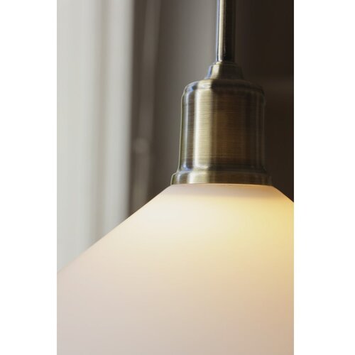 Marksl&amp;ouml;jd 108867 - Luster na sajli VELA 1xE27/40W/230V mesing/bela Slike