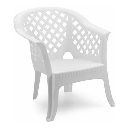 Ipae-progarden stolica baštenska plastična Lario bela Slike