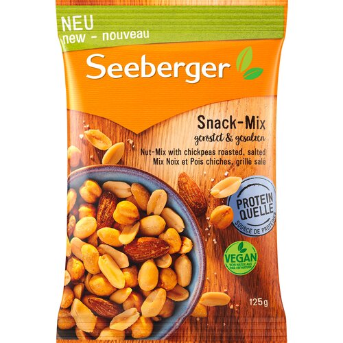 Seeberger Snack Mix, praženo in soljeno - 125 g Cene