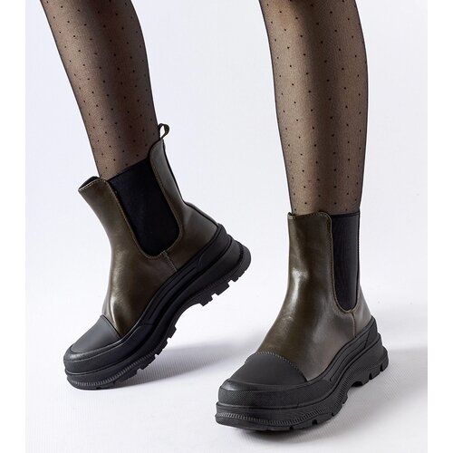 Gemre Green shoes on a sporty sole Ermanno Cene