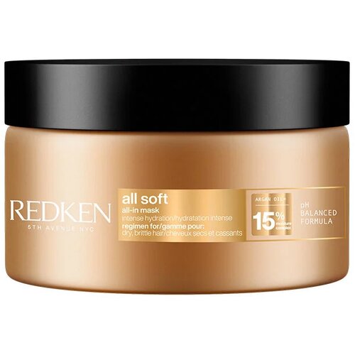 Redken All Soft All-In maska za kosu 15% &amp;ndash; 100 ml Slike