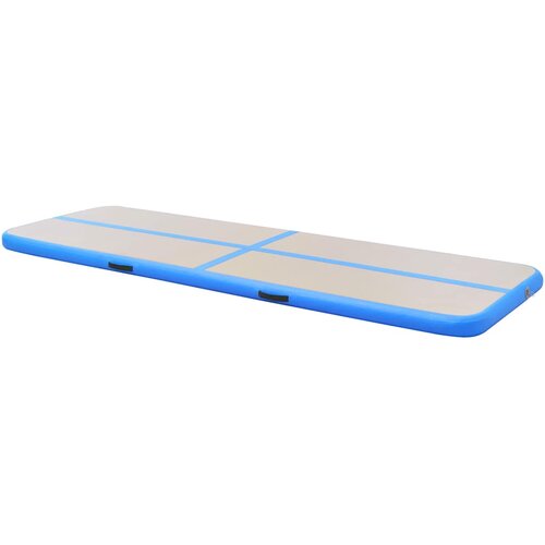  Strunjača na napuhavanje s crpkom 800 x 100 x 10 cm PVC plava Slike
