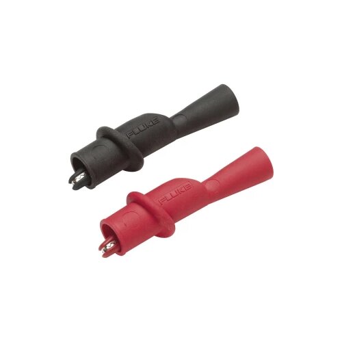 FLUKE komplet sigurnosnih krokodilskih stezaljki 2 mm priključak cat iv 600 v, cat iii 1000 v crvena, crna AC175 Slike