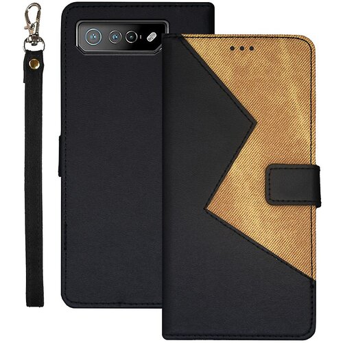 INORCO IDEWEI za Asus ROG Phone 7 5G torbica za telefon z držalom za kartico PU usnjeno stojalo, barvni pokrov za spajanje, (22035928) Slike