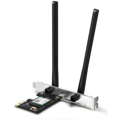 Mercusys MA80XE AX3000 Dual-Band Wi-Fi 6 Bluetooth PCI Express Adapter, 2402 Mbps at 5 GHz + 574 Mbps at 2.4 GHz, 2× High Gain D Cijene