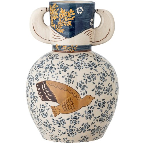 Bloomingville Lončena ročno poslikana vaza (vi&amp;scaron;ina 23,5 cm) Hezha &amp;ndash; Slike