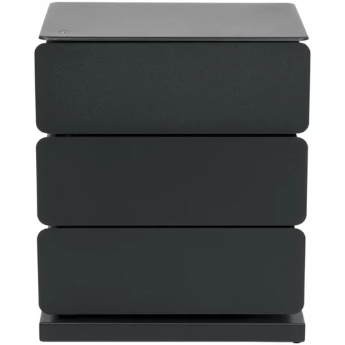 Spinder Design Črna kovinska komoda 37x54,5 cm Joey –