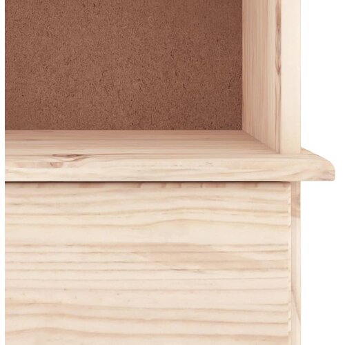  Regal za knjige s ladicama ALTA 77x35x186,5 cm masivna borovina Slike