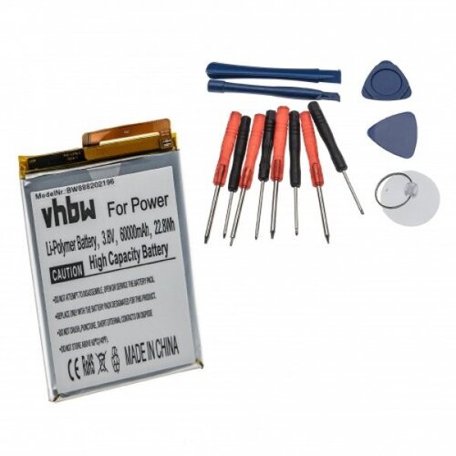 VHBW Baterija za Cubot Power, vključeno orodje, 6000 mAh Cene