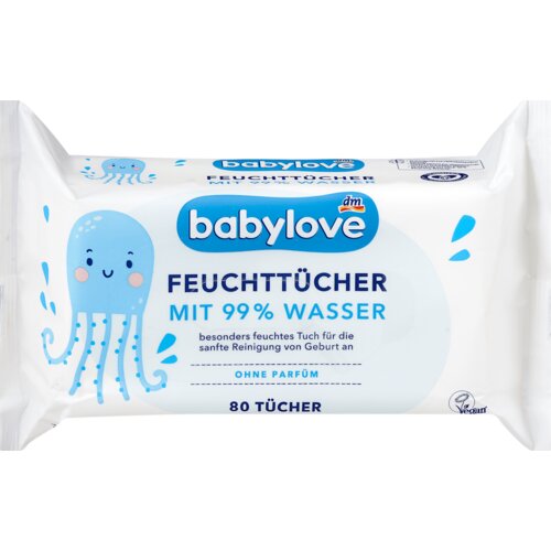 babylove vlažne maramice sa 99% vode 80 kom Cene