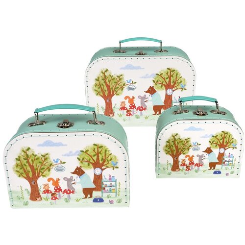 Rex London Kartonski organizatori za dječje igračke u setu 3 kom 21x28x8 cm Woodland Friends – Cijene