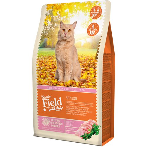 Sams Field hrana za mačke senior - piletina i ćuretina 2.5kg Slike