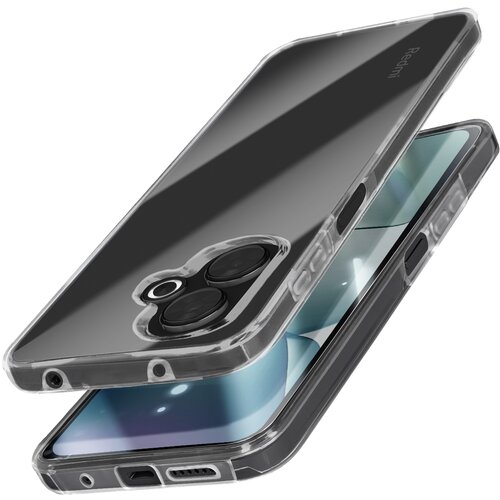 AVIZAR Integralni ovitek za Xiaomi Redmi 13 Tactile z dvignjenim robom kamere, Prozorno, (5000015247) Cene