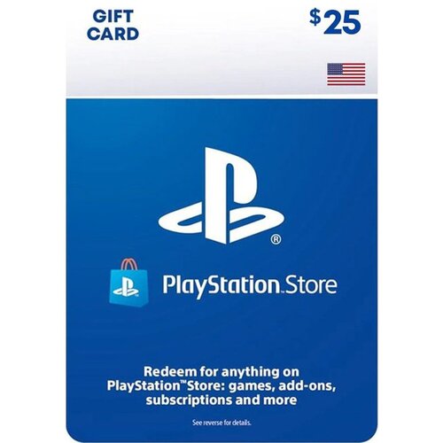  PlayStation Network PSN Card $25 (USA) Digital Code Cene