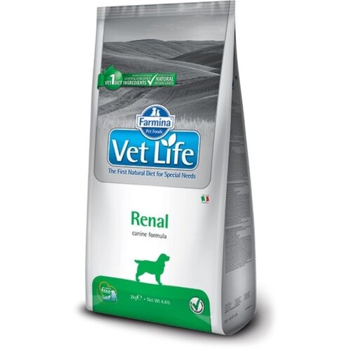 Vet Life hrana za pse formulisana da podrži funkciju bubrega u slučajevima akutne ili hronične bubrežne insuficijencije, 2kg Cene