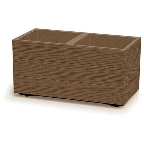 Prosperplast Saksija Madera Case Eco Wood A600W, Smeđa Slike