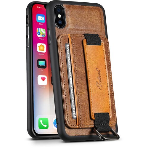 INORCO Za Samsung Galaxy S23 Ultra torbica za telefon s stojalom na zadrgo, torba za kartice, usnje + TPU ovitek za telefon s trakovi, (22033381) Slike