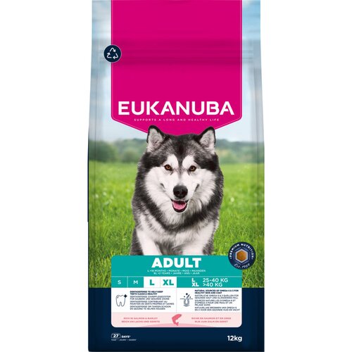 Eukanuba Premium Nutrition Adult Large & Giant Breed losos - 12 kg Cijene