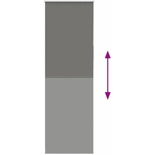 Rolo zavjesa Blackout siva 70x210 cm &amp;Scaron;irina tkanine 65,7 cm Slike