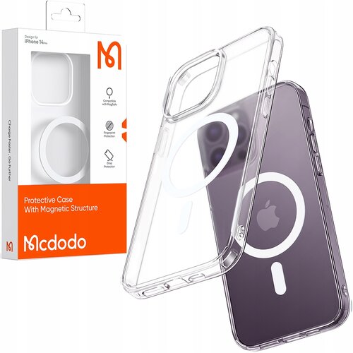 McDodo MAGNETNI ETUI PROZOREN ETUI OJAČAN ZA MAGSAFE IPHONE 14 PRO MAX, (21748200) Cene