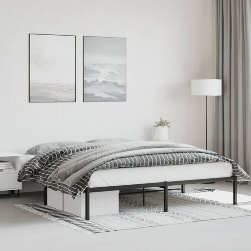 Metalni okvir za krevet crni 180x200 cm Cene
