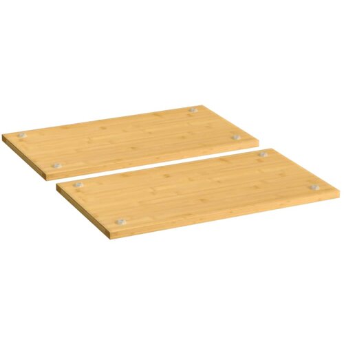 VidaXL Poklopci za &amp;scaron;tednjak 2 kom 50 x 28 x 1,5 cm od bambusa Slike