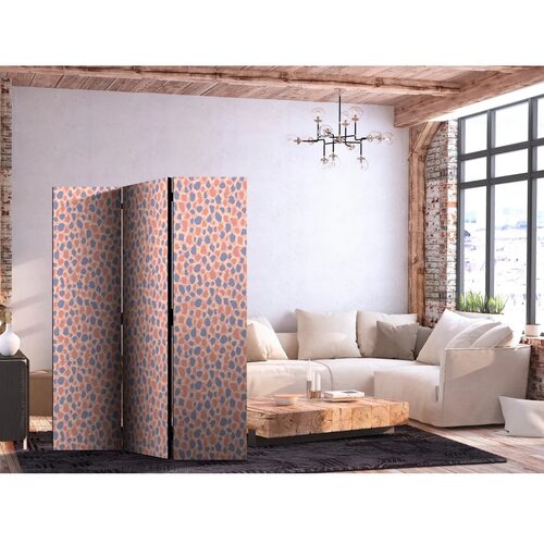  Paravan - Giraffe Pattern - Colorful Animal Pattern in Blue-Pink Spots 135x172 Akustični Slike