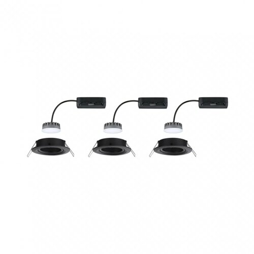 PAULMANN 93080 - SET 3xLED/6W IP23 prigu&amp;scaron;iva ugradna svetla COIN 230V Slike