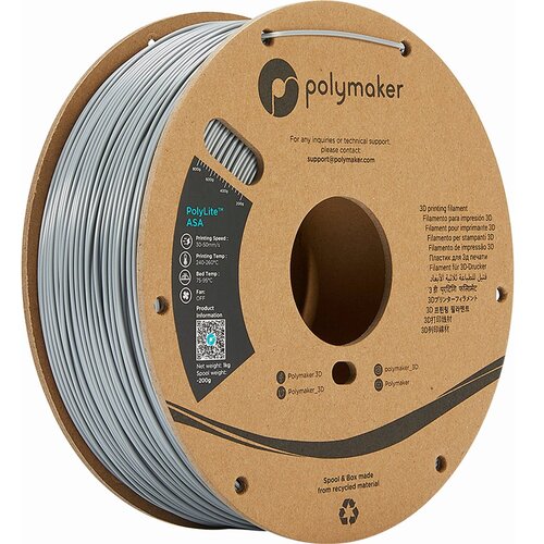 Polymaker PolyLite ASA Grey - 1,75 mm / 1000 g Cijene