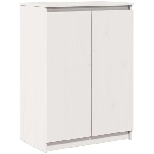 VidaXL Komoda bijela 60 x 36 x 84 cm od masivne borovine Slike