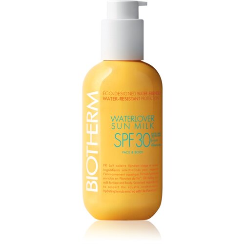 Biotherm Sun Milk Waterlover SPF30 vodoodporen losjon za sončenje 200 ml Slike