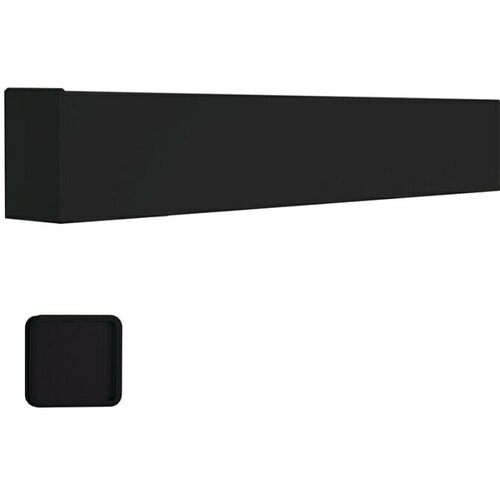 DIAMOND DOORS vodila za steklena drsna vrata diamond doors black edition linea 40 premium (aluminij, 190 cm, črna) Cene