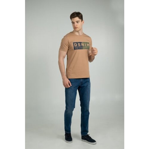 Legendww muška kamel majica sa printom denim od pamuka 6442-9156-71 Cene