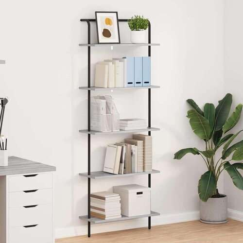  Polica Sivi hrast sonoma 60 x 24 x 168 cm Konstruirano drvo Cijene
