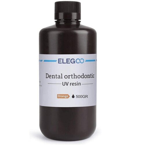 Elegoo dental orthodontic uv resin 0.5kg - orange Cene