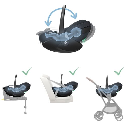 Maxi-Cosi autosjedalica i-Size 40-87 cm Pebble 360 Pro2 essential graphite 8052750111 Cijene