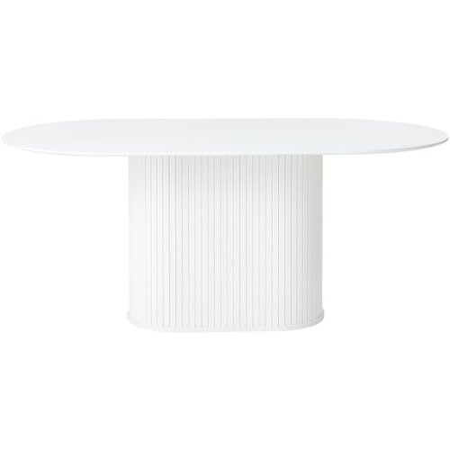Unique Furniture Okrogla jedilna miza 95x180 cm Nola – Cene