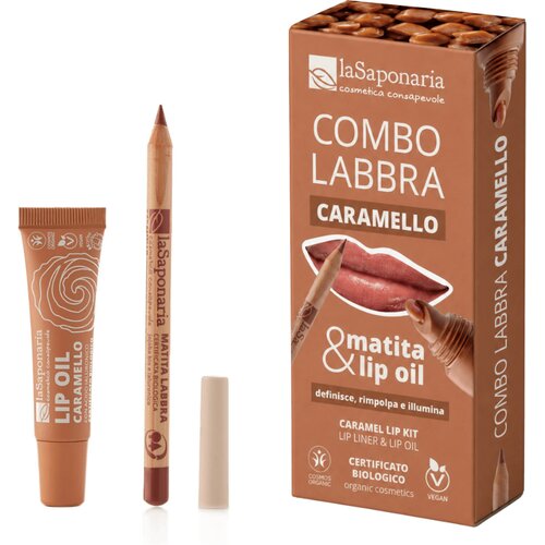 La Saponaria Darilni set za ustnice - Caramello Slike